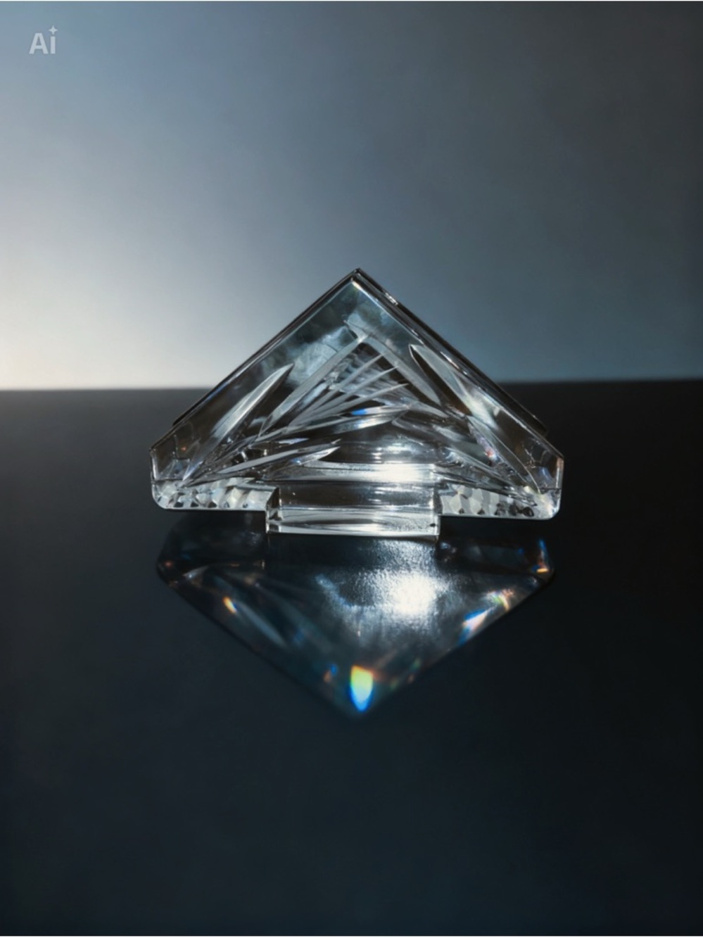 Crystal Napkin Holder- Clear